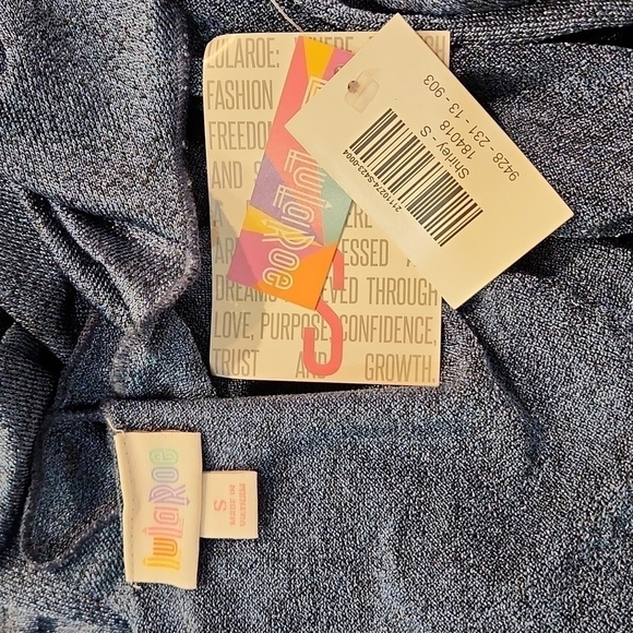 lularoe Shirley Shimmer Komono Cardigan NWT - Picture 3 of 4